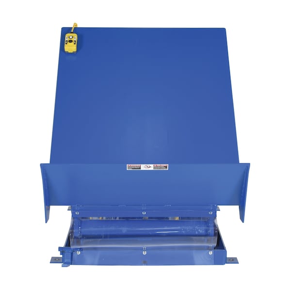Vestil 40" X 48" Blue Lift Table, Load Cap. 4000 lb., 208V UNI-4048-4-BLU-208-3 - main